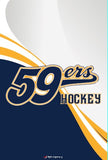 59ers Hockey Dressing Room Door Flags Banners  Ⓓ