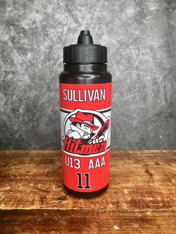 Water Bottles with Custom Label Decal