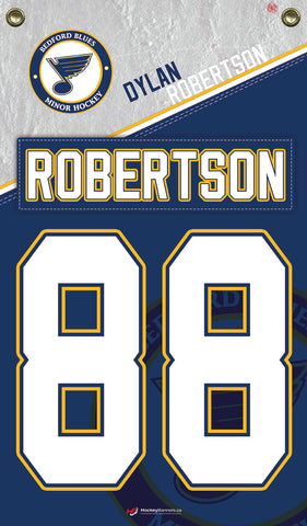 Cutom Rafter Banner Personalized Custom Player Rafter Banners – Hockey Banners